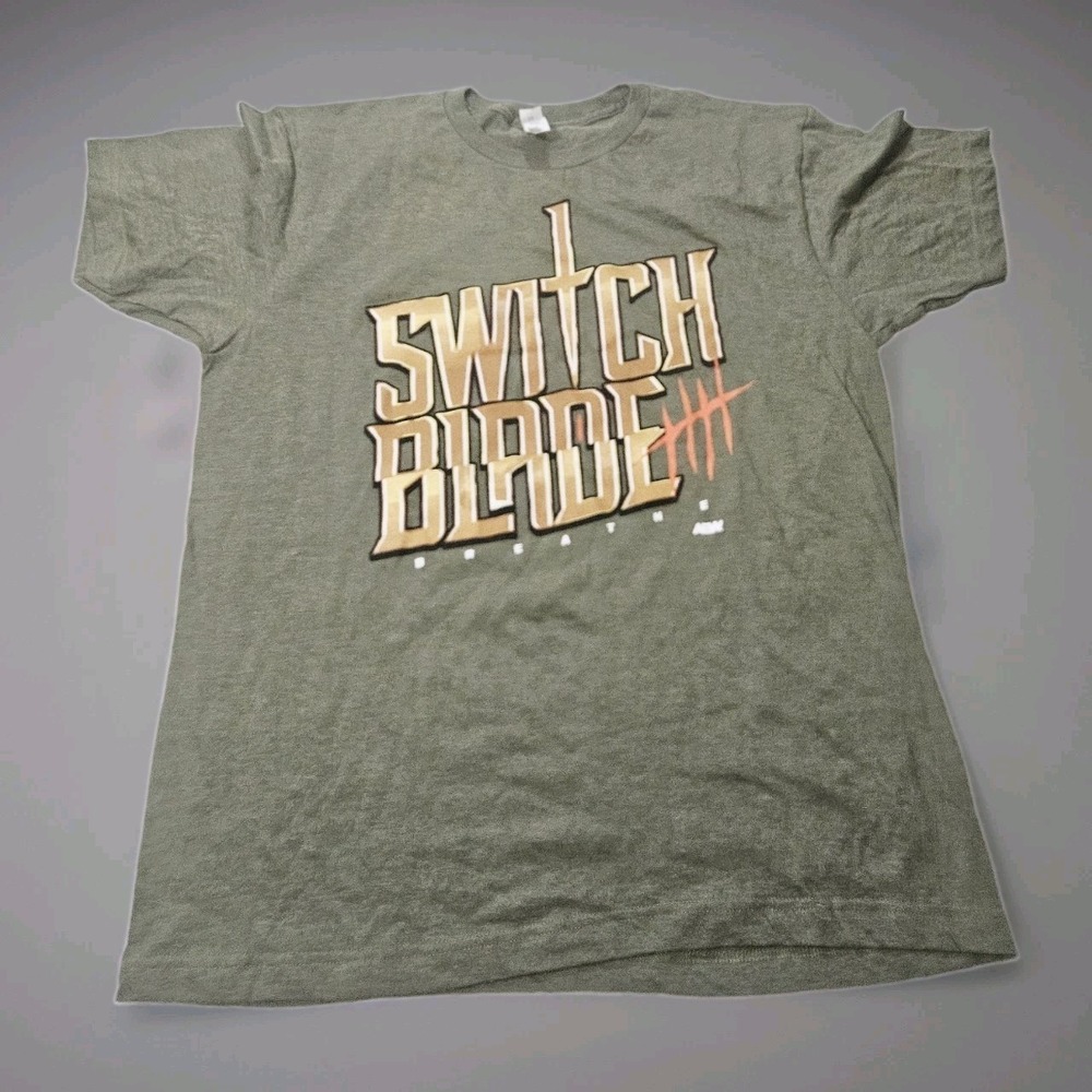 "Switchblade" Jay White T Shirt L AEW AEC BANG BANG‎ GANG BULLET CLUB GOLD